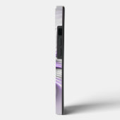 Flora Elegante Modernes Abstraktes Violett Fraktal Case-Mate iPhone Hülle (Rückseite / Links)