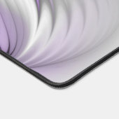 Flora Elegante Modernes Abstraktes Violett Fraktal Schreibtischunterlage (Ecke)