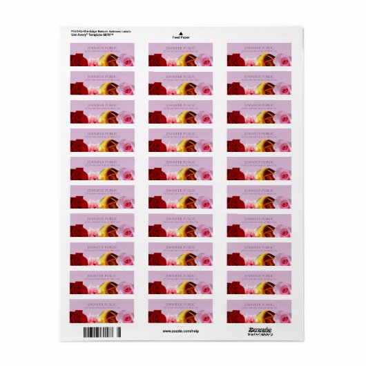 Flora Elegante Rose Moderne Blume Kunst, Dichtung (Vorne)