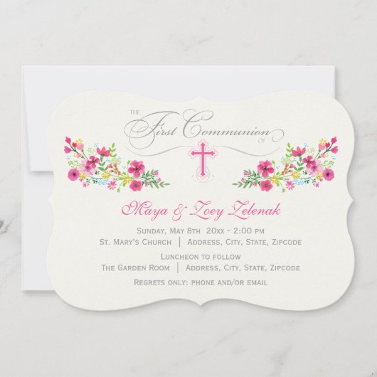 Flora| Erste Einladungen der Gemeinschaft (Vorderseite)