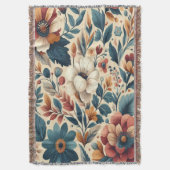 Flora erwärmt Throw Blanket Decke (Vorderseite Vertikal)