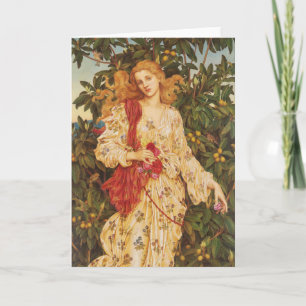 Flora   Evelyn De Morgan Karte