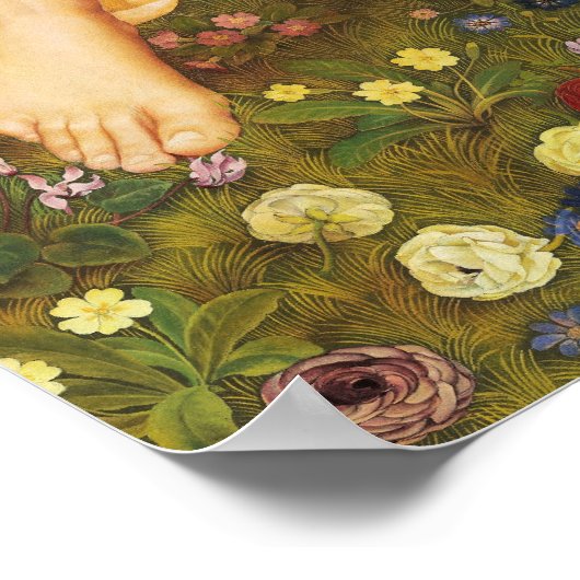 Flora | Evelyn De Morgan Poster (Ecke)