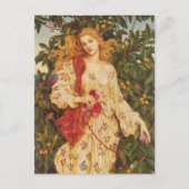 Flora | Evelyn De Morgan Postkarte (Vorderseite)