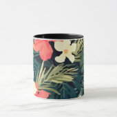 Flora farbiges hawaiianisches Muster Tasse (Zentrum)