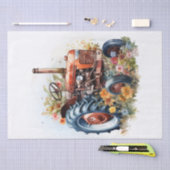 Flora Farm Wasserfarbe Seidenpapier (Handwerk)