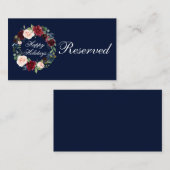 Flora-Fauna-Flora-Fauna-Flat Platzkarte (Vorne/Hinten)