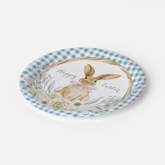 Flora-Fauna-Flora-Fauna-Flora-Fauna Pappteller (Schrägansicht)