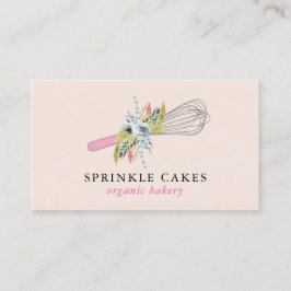 Flora-Fauna-Whisk-Bäckerei Business Card Visitenkarte