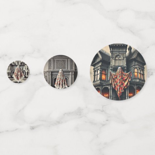 Flora finden — gotisch Viktorianisch Konfetti (Vorderseiten)