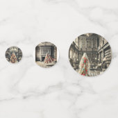 Flora finden — gotisch Viktorianisch Konfetti (Rückseiten)