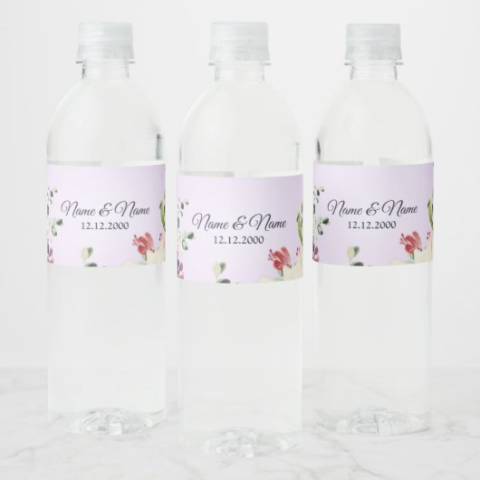 Flora-Flasche Wasserflaschenetikett (Flaschen)