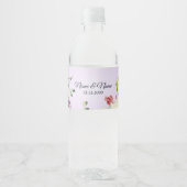 Flora-Flasche Wasserflaschenetikett (Vorderseite)