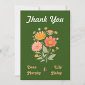 Flora-Flora-Flasche dank Karte (Vorderseite)