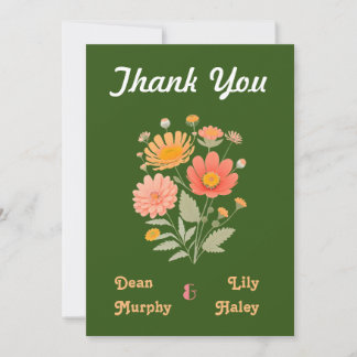 Flora-Flora-Flasche dank Karte