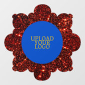 Flora für benutzerdefinierte Logos Fensteraufkleber (Blatt)