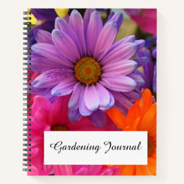 Flora Garden Summer Daisy Spiral Notebook Notizblock