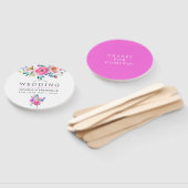 Flora-Gastgeschenk Hochzeit in heißrosa Farbe Fächer (Non-assembled)