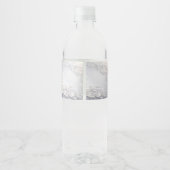 Flora Geblüht Wasser Flasche Etikett (Rückseite)