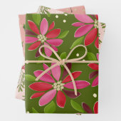 Flora-Geschenkpackung Geschenkpapier Set (Beispiel)