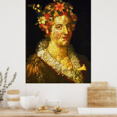 Flora - Giuseppe Arcimboldo Poster (Küche)