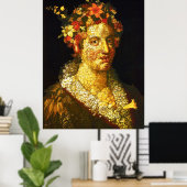 Flora - Giuseppe Arcimboldo Poster (Heimbüro)