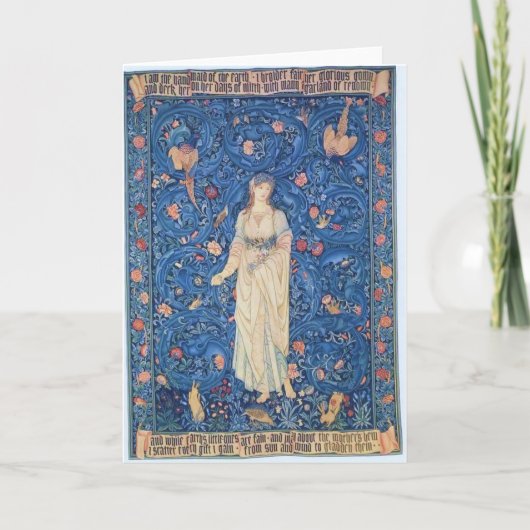 Flora Goddess of Blume Karte (Vorderseite)