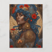 Flora Goddess, Postüberqueren Postkarte (Vorderseite)