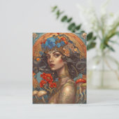 Flora Goddess, Postüberqueren Postkarte (Stehend Vorderseite)