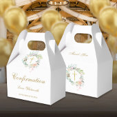 Flora-Gold-Script-Bestätigung für Wasserfarben Geschenkschachtel