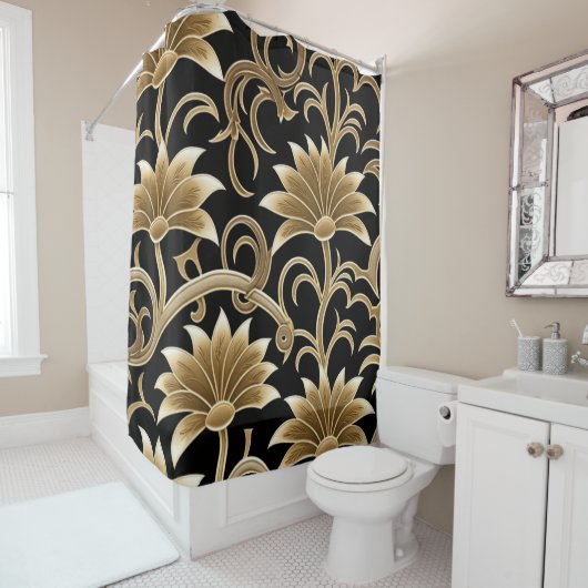Flora Goldish Style Duschvorhang (Beispiel)