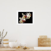 Flora Highlights Weißer Phalaenopsis Orchideen Poster (Küche)