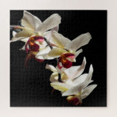 Flora Highlights Weißer Phalaenopsis Orchideen Puzzle (Horizontal)