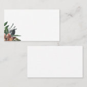 Flora-Hochzeitsflat Fall Mute Wasserfarbe Platzkarte (Vorne/Hinten)