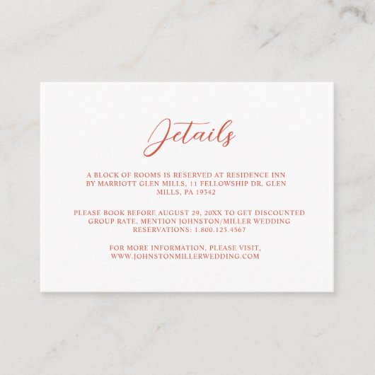 Flora-Hochzeitskarte für Wasserfarben Begleitkarte (Vorderseite)