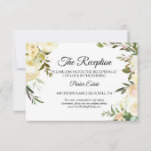Flora Hochzeitskarte für Wasserfarben Einladung (Vorderseite)