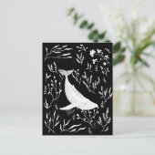 Flora-Humpbackwal Postkarte (Stehend Vorderseite)