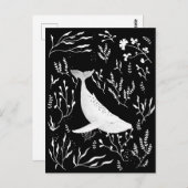 Flora-Humpbackwal Postkarte (Vorne/Hinten)