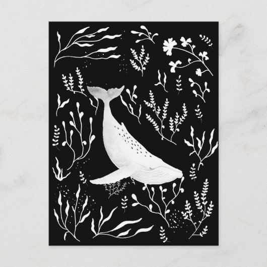 Flora-Humpbackwal Postkarte (Vorderseite)
