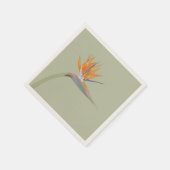 Flora I: Paradies-Vogel - Papier Napkin Serviette (Ecke)