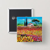 FLORA IN DER TUSKANIE/ Felder, Pfeffer und Sonnenb Button (Vorne & Hinten)