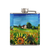 FLORA IN DER TUSKANIE/ Felder, Pfeffer und Sonnenb Flachmann (Rückseite)