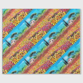 FLORA IN DER TUSKANIE/ Felder, Pfeffer und Sonnenb Geschenkpapier (Flach)