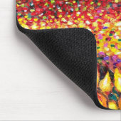 FLORA IN DER TUSKANIE/ Felder, Pfeffer und Sonnenb Mousepad (Ecke)