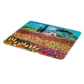 FLORA IN DER TUSKANIE/ Felder, Pflaumen und Sonnen Schneidebrett (Ecke)