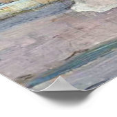 Flora in weißem Gewand von John William Waterhouse Poster (Ecke)