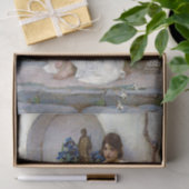 Flora in weißer Kleidung von John William Waterhou Seidenpapier (Geschenk)