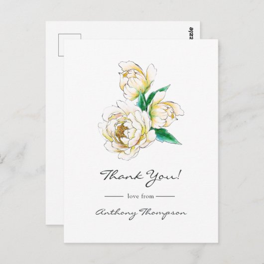 Flora-Karte Postkarte (Vorne/Hinten)