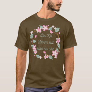 Flora-Kontur-Aufkleber 2 T-Shirt