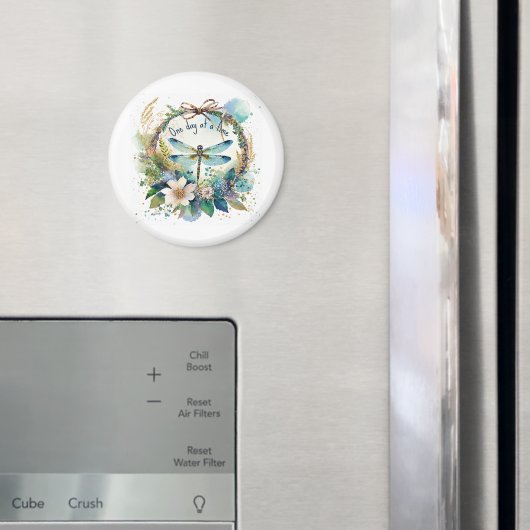 Flora-Libelle Ein Tag nach dem anderen Magnet (In Situ (Kühlschrank))